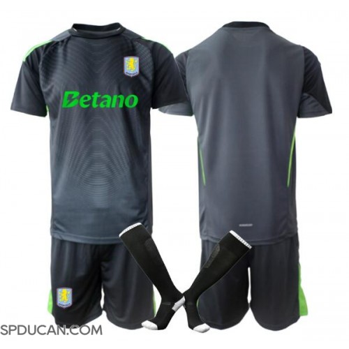 Dječji Nogometni Dres Aston Villa Golmanski Domaci 2025-26 Kratak Rukav (+ Kratke hlače)
